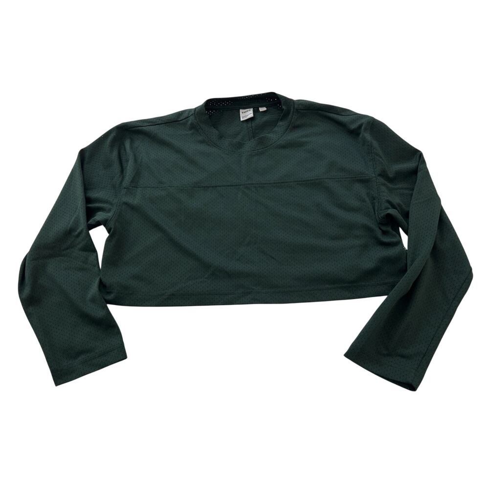 Aritzia TNA Crop Top Women’s XS Green Long Sleeve